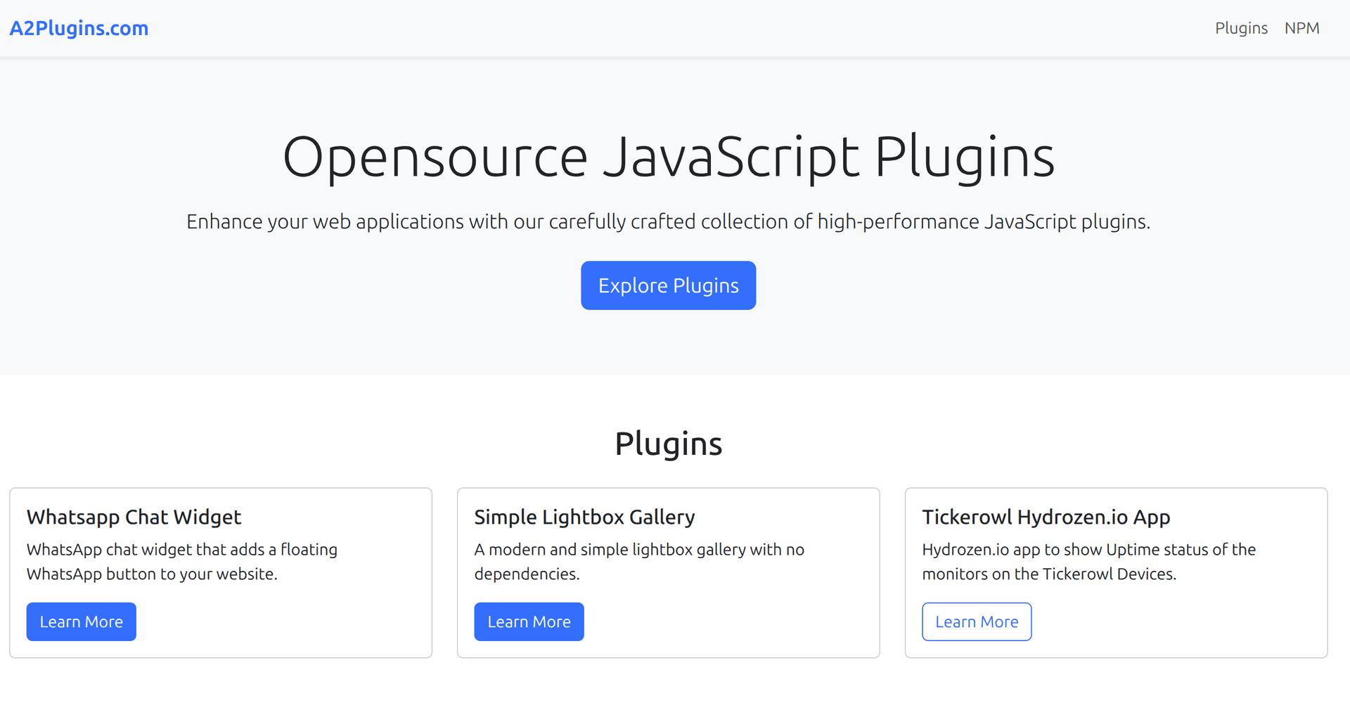 A2Plugins.com - JavaScript Plugins & Themes image 1