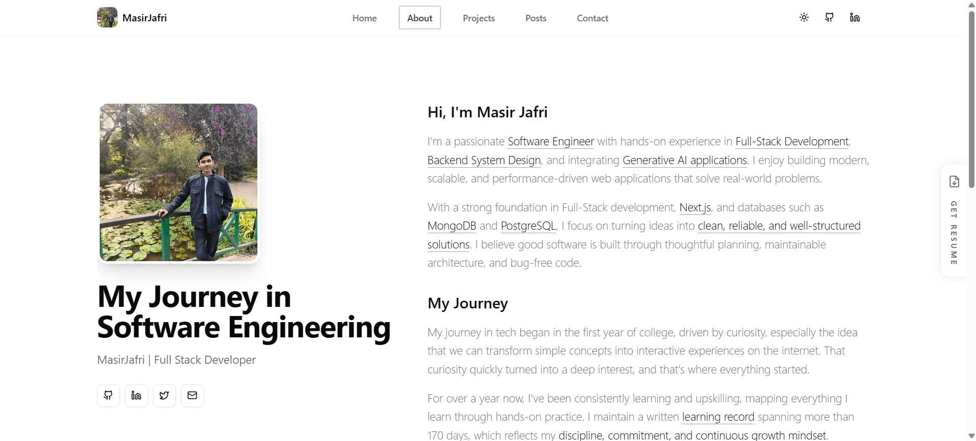 Premium Portfolio-Website with best SEO image 2
