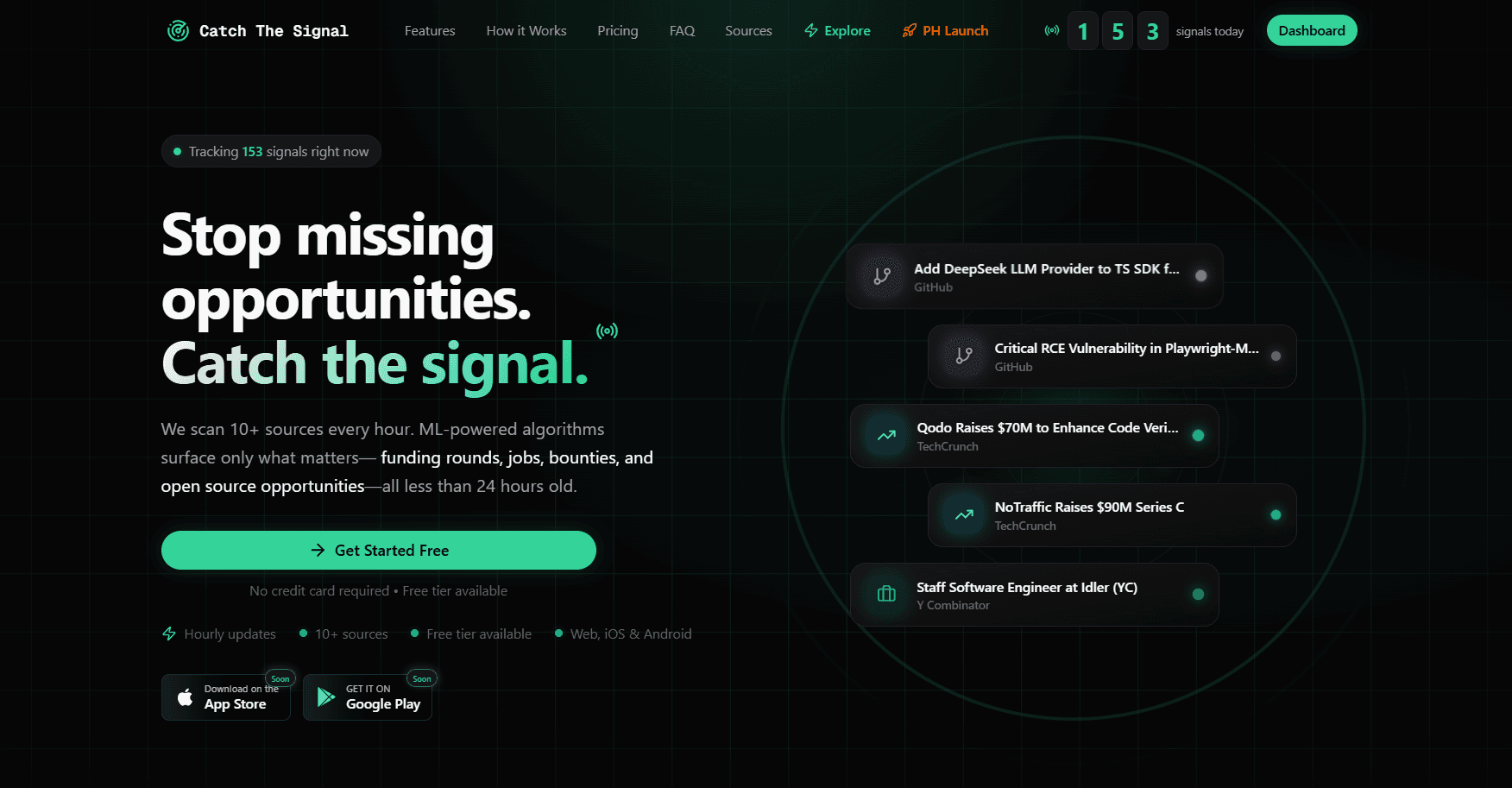 Catch The Signal — Fresh Signal 24hr Fresh image 1