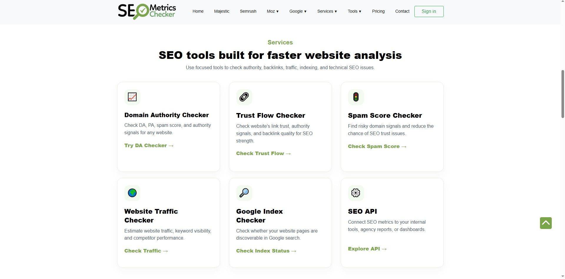 SEO Metrics Checker image 2