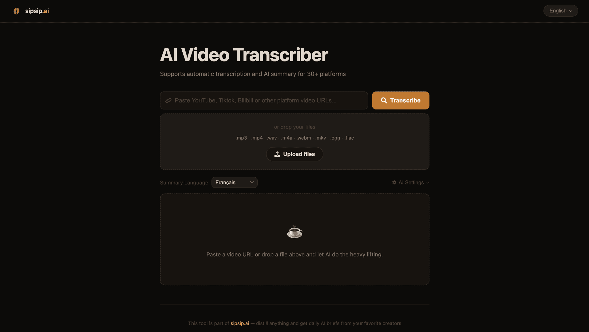 AI Video Transcriber image 1