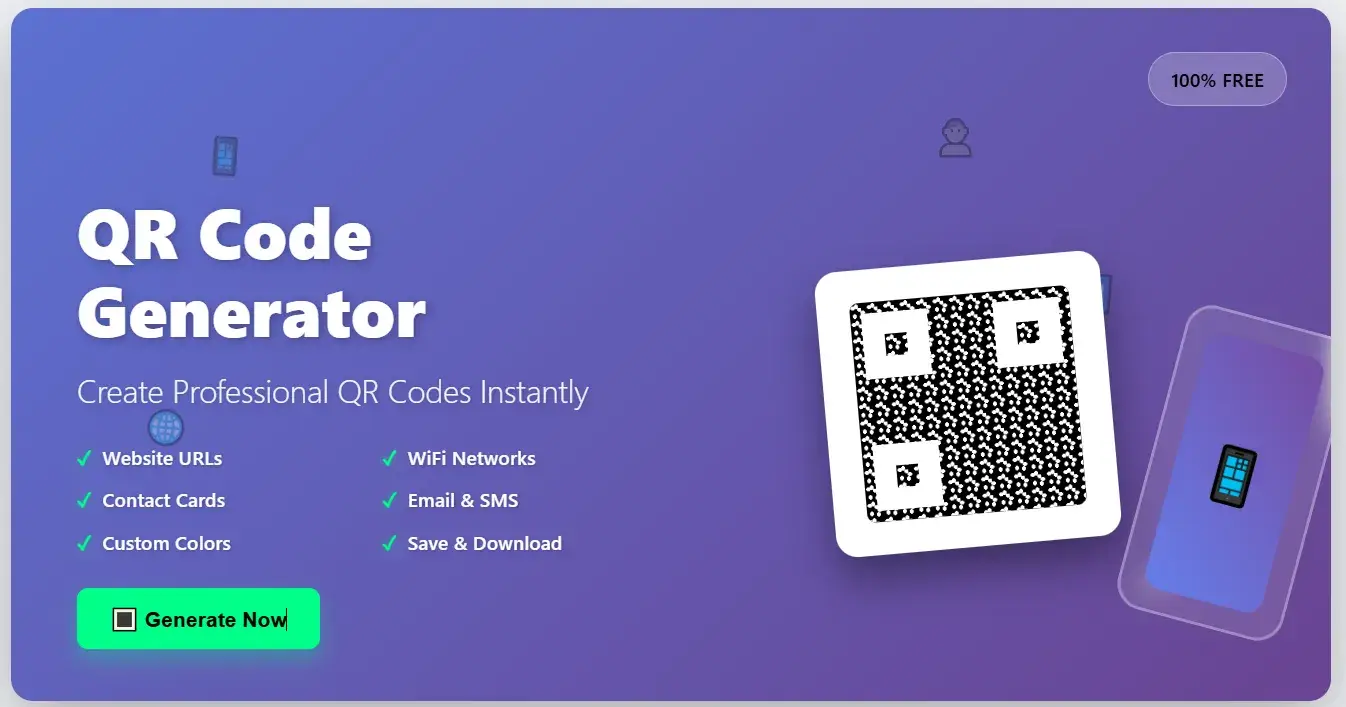 Free QR Code Generator – All-in-One Tool