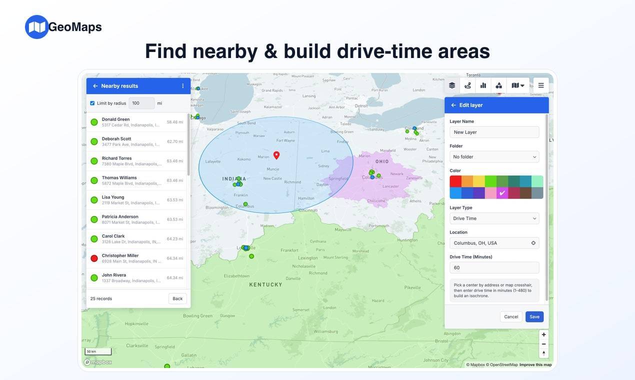 GeoMaps — Turn spreadsheets into maps image 3