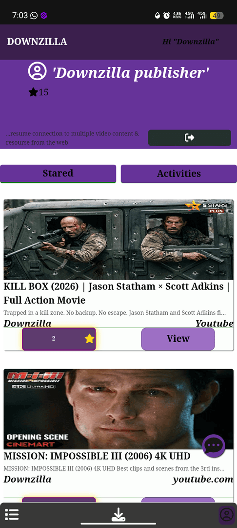 Downzilla video downloader image 2