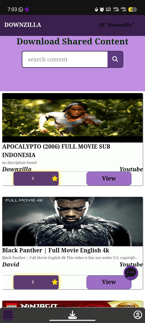 Downzilla video downloader image 1