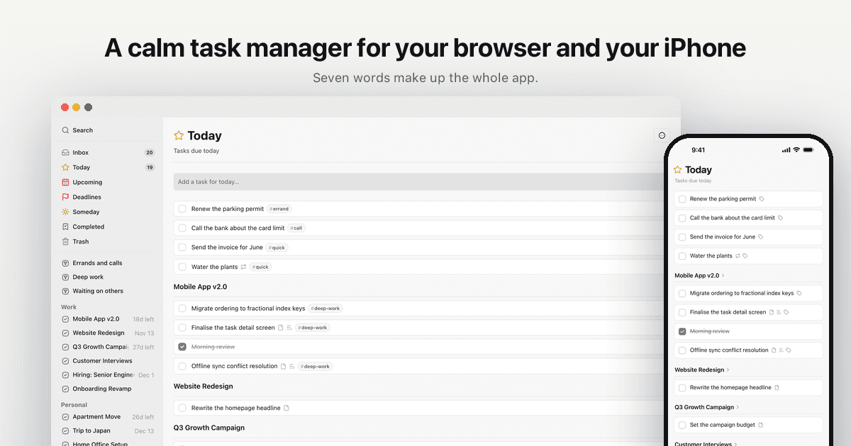 TaskPocket 2.0 image 1