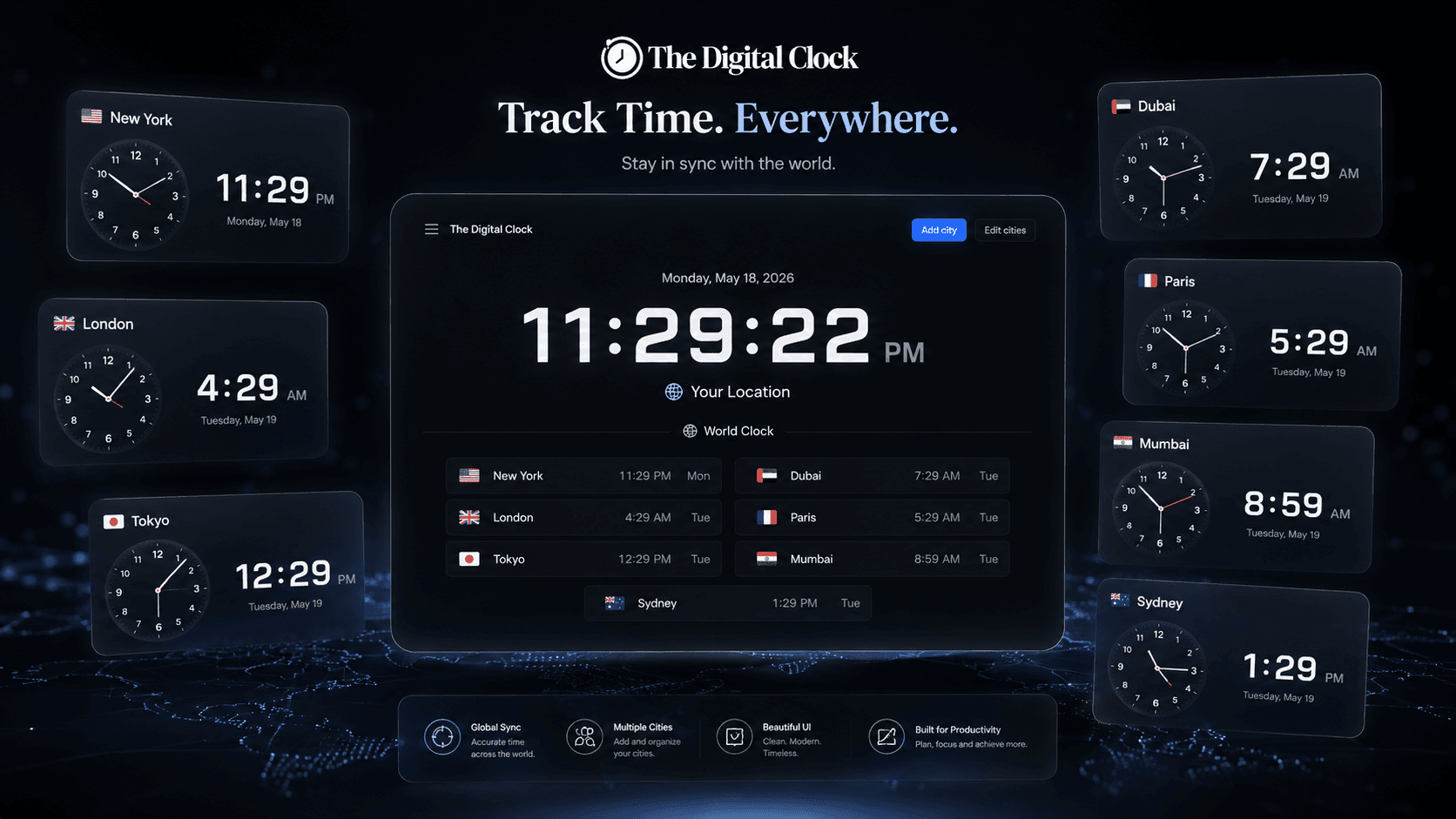 The Digital Clock - Free Online Clock image 4