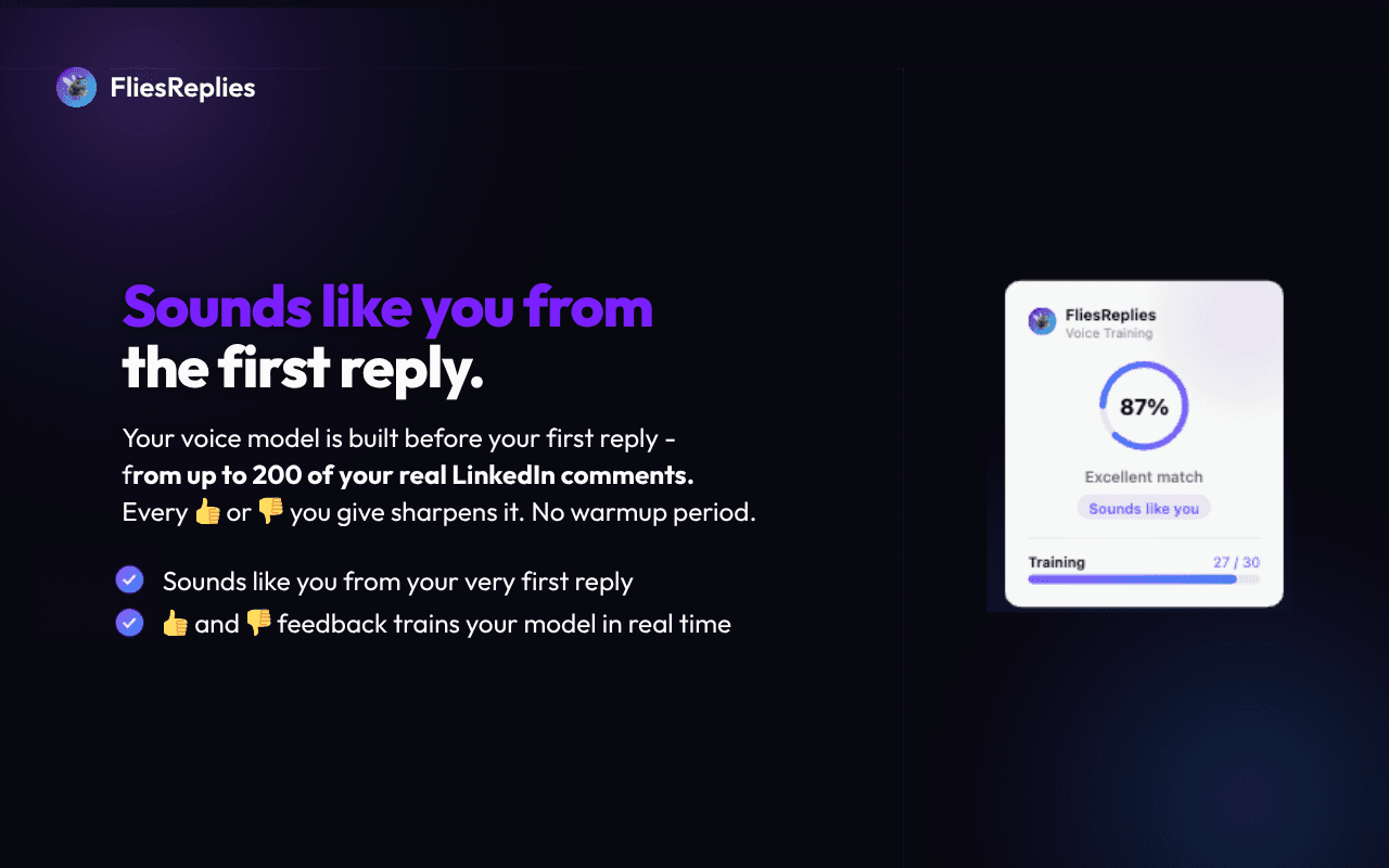 FliesReplies - AI Reply Tool for LinkedIn & X image 4