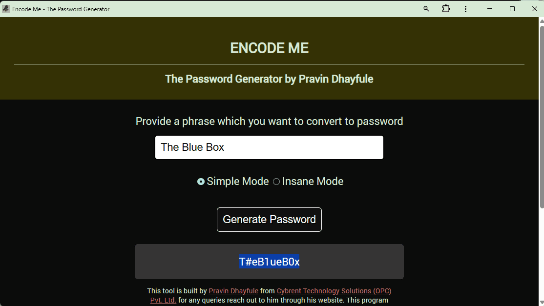 Encode Me - The User Friendly Password Genera image 3
