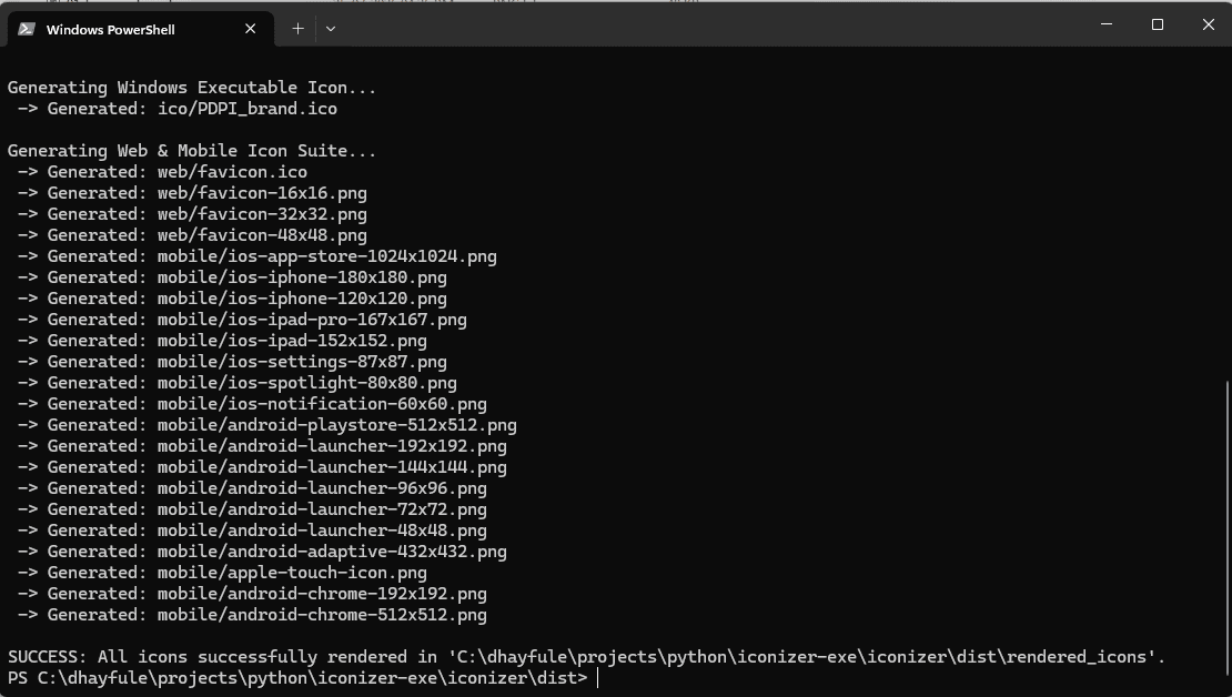 Pravin Dhayfule's Simple Python Iconizer image 3