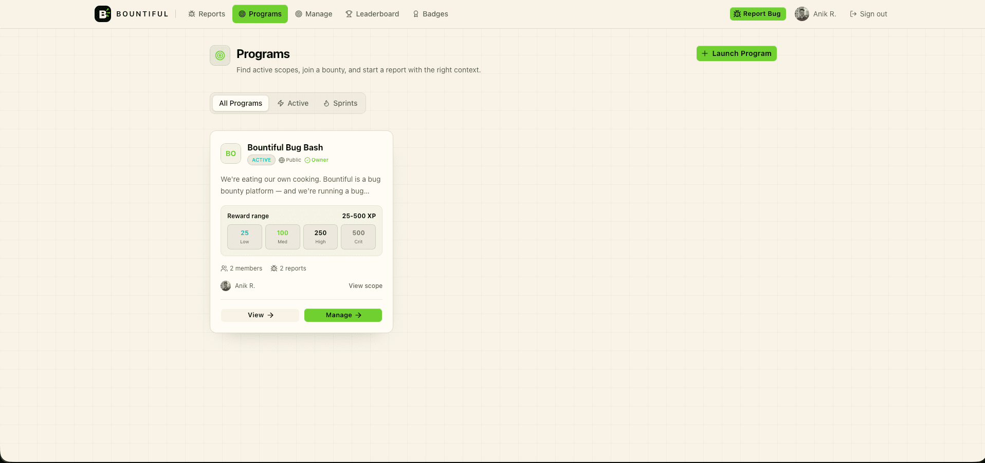 Bountiful — Forensic Bug Bounty Platform image 3