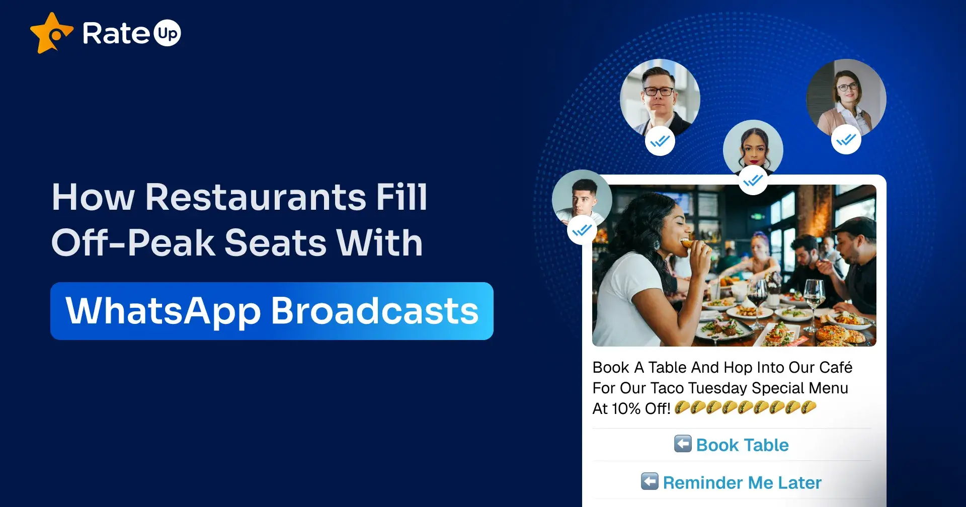How Restaurants Can Use WhatsApp Broadcasts to Fill Seats During Off-Peak Hours