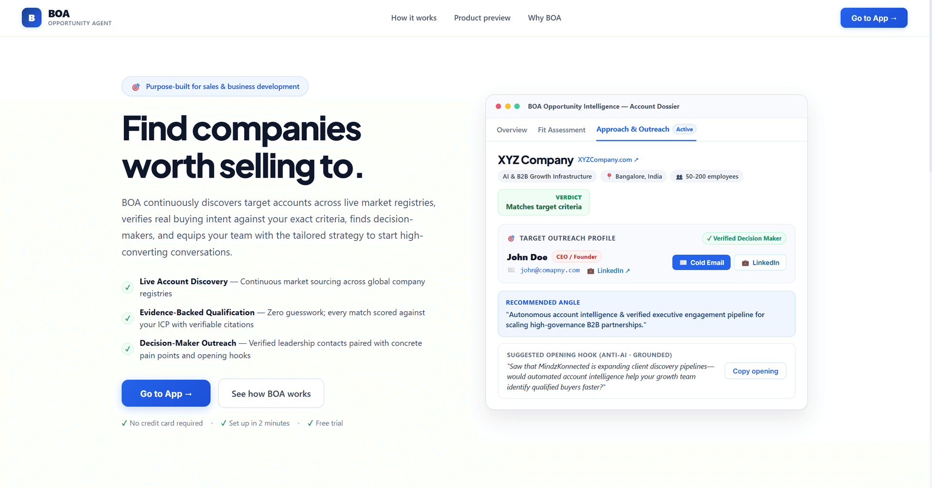 Business Opportunity Agent image 1