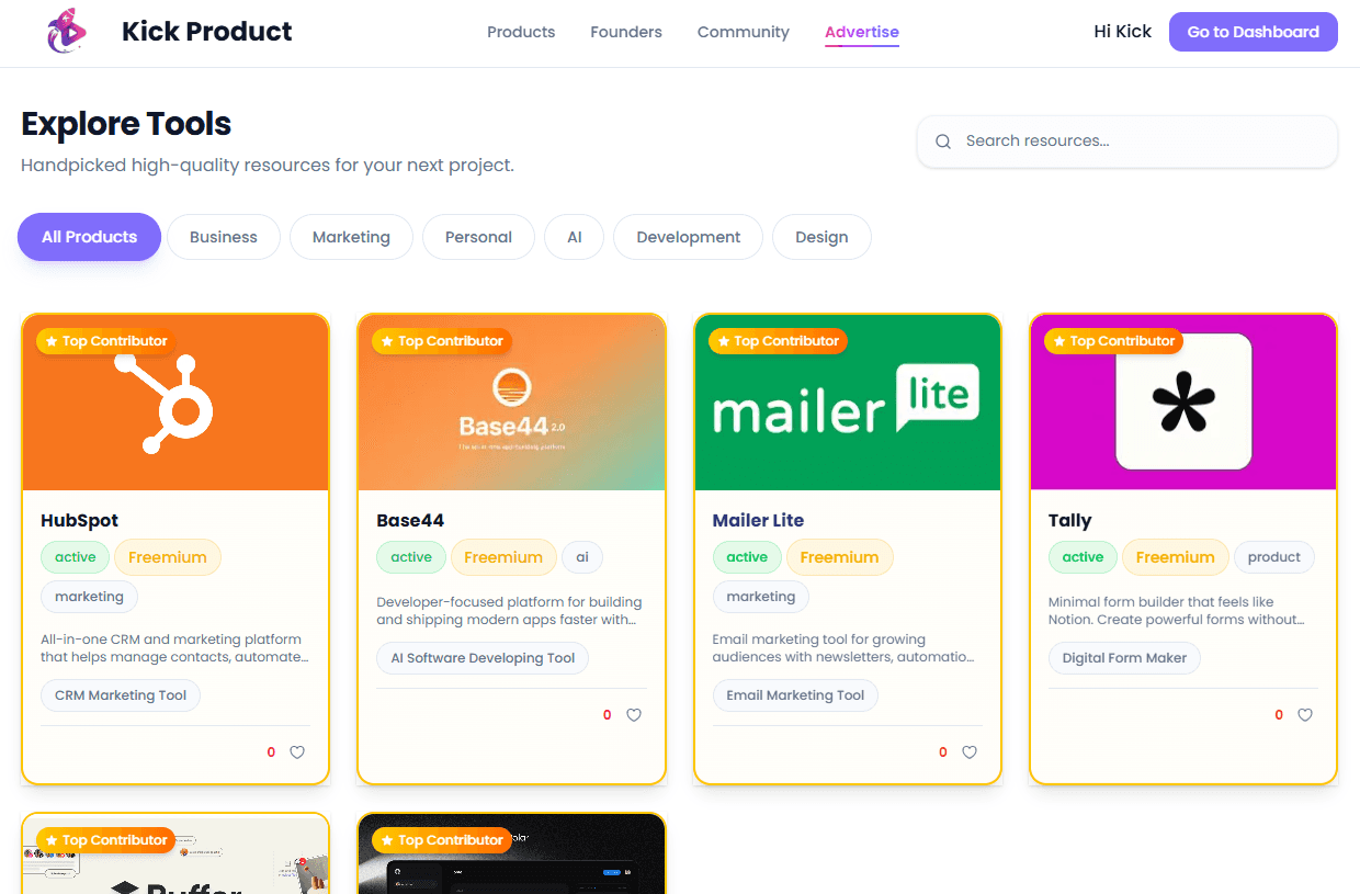 Kick Product - Launch Your SaaS in Minutes image 2