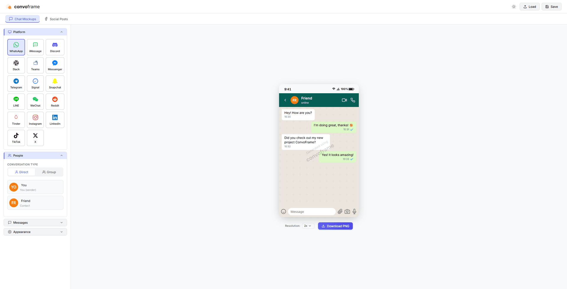 ConvoFrame - Fake Chats, DM and SM Posts App image 3