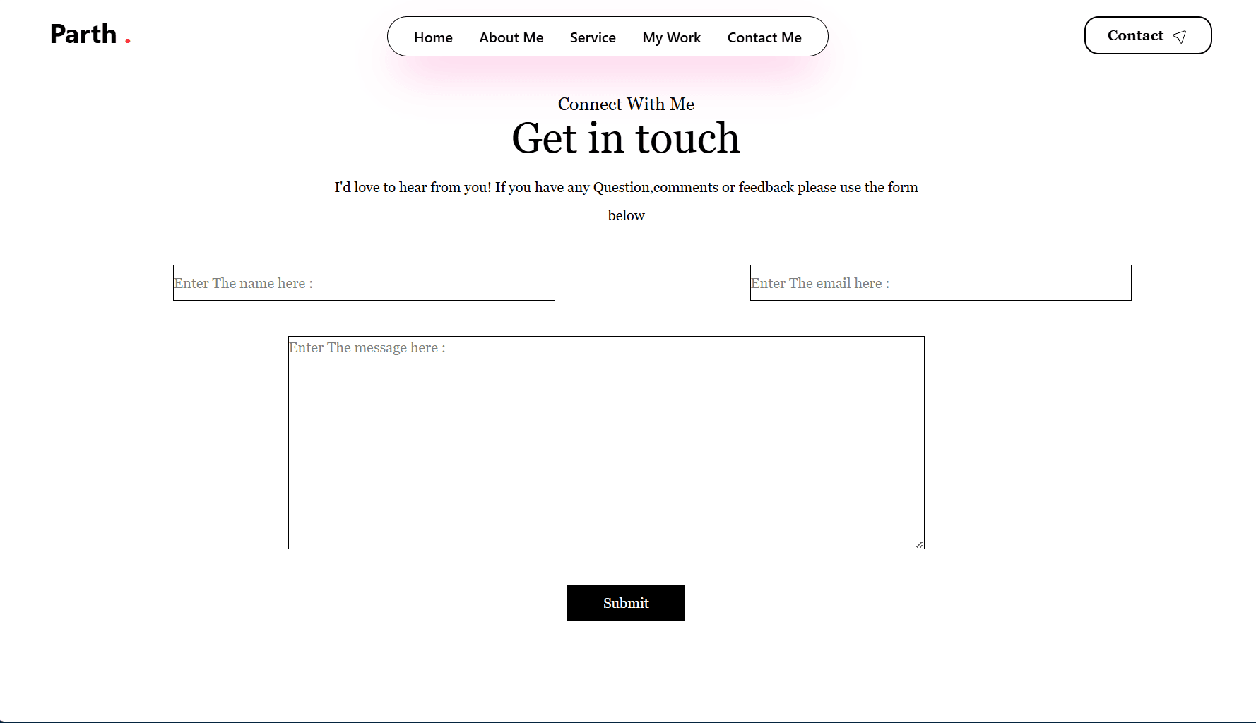 Portfolio web application image 4