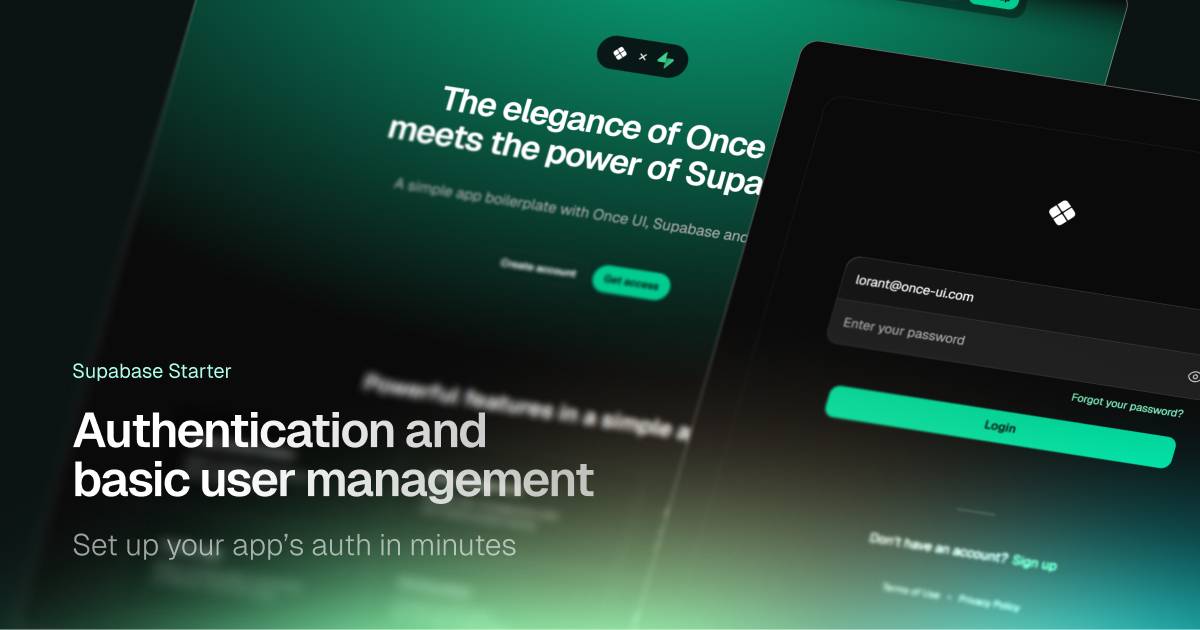 Once UI: Open-source design system image 2