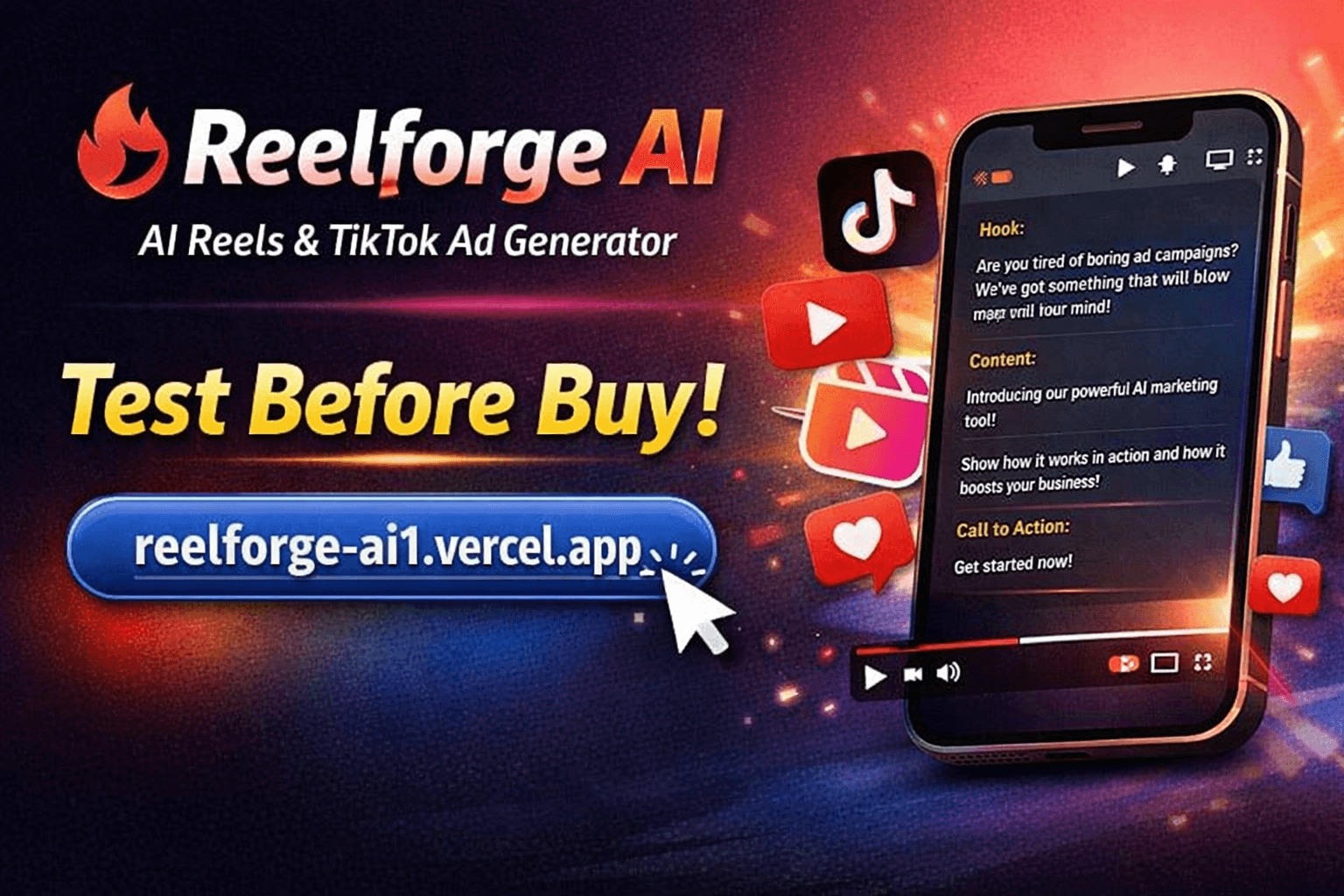 Reelforge – AI Reels Ad Generator
