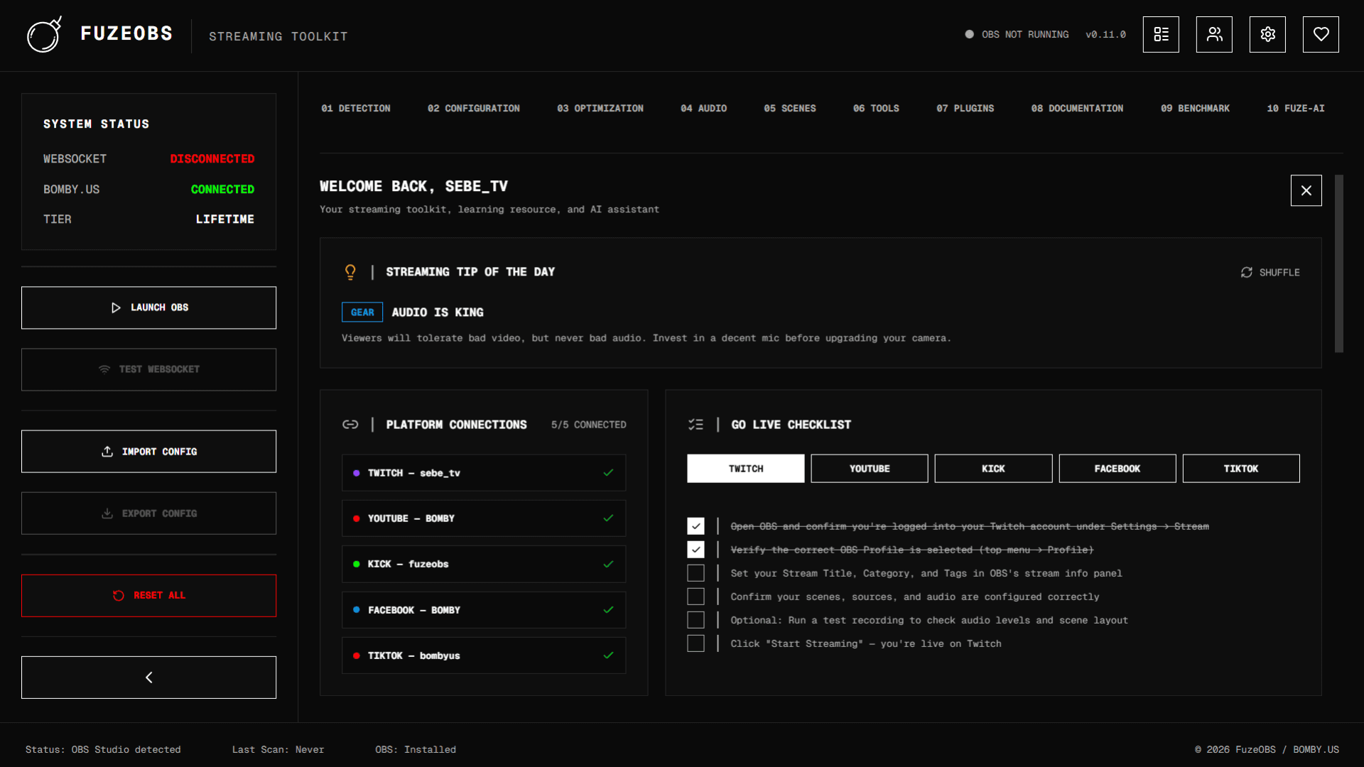 FuzeOBS - Intelligent OBS Configuration image 5