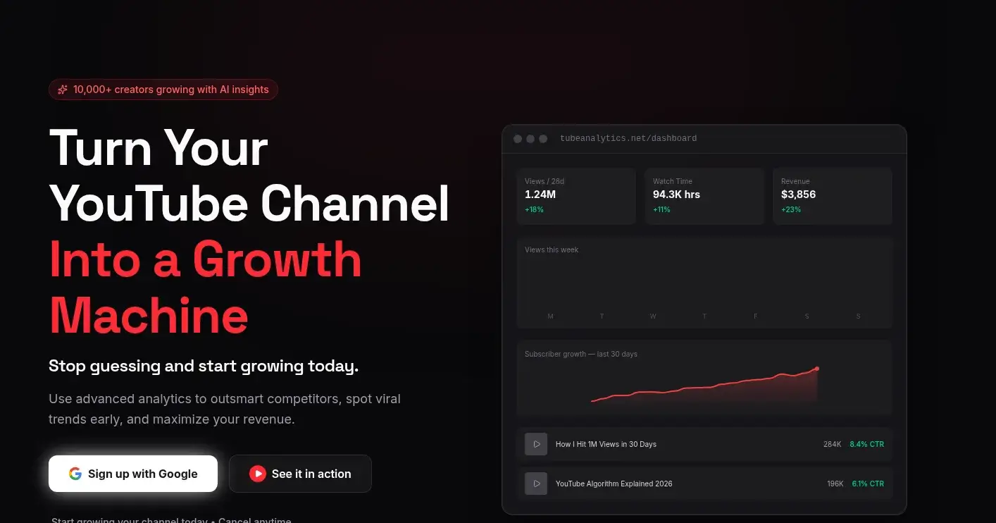 Why I Built TubeAnalytics