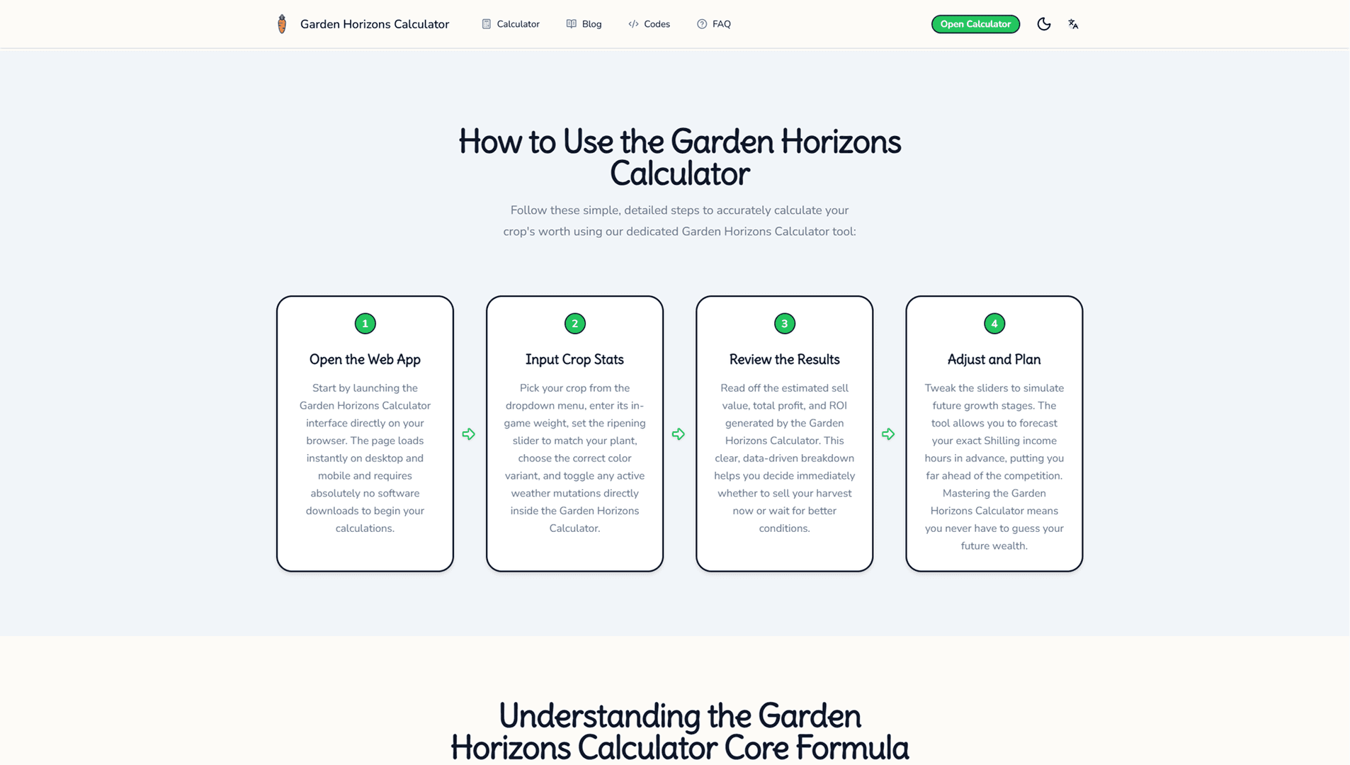 Garden Horizons Calculator image 3