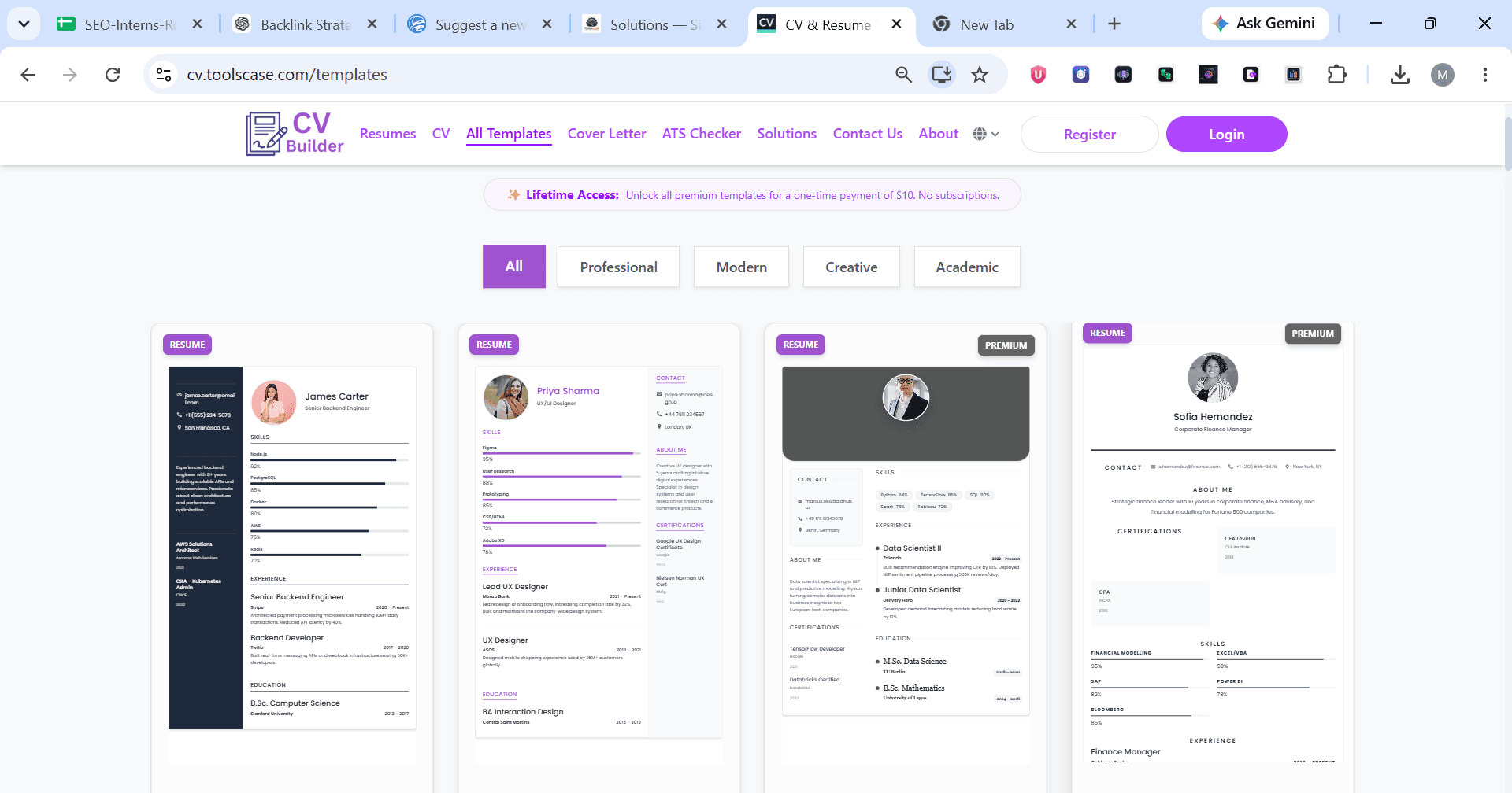Toolscase CV Builder image 2