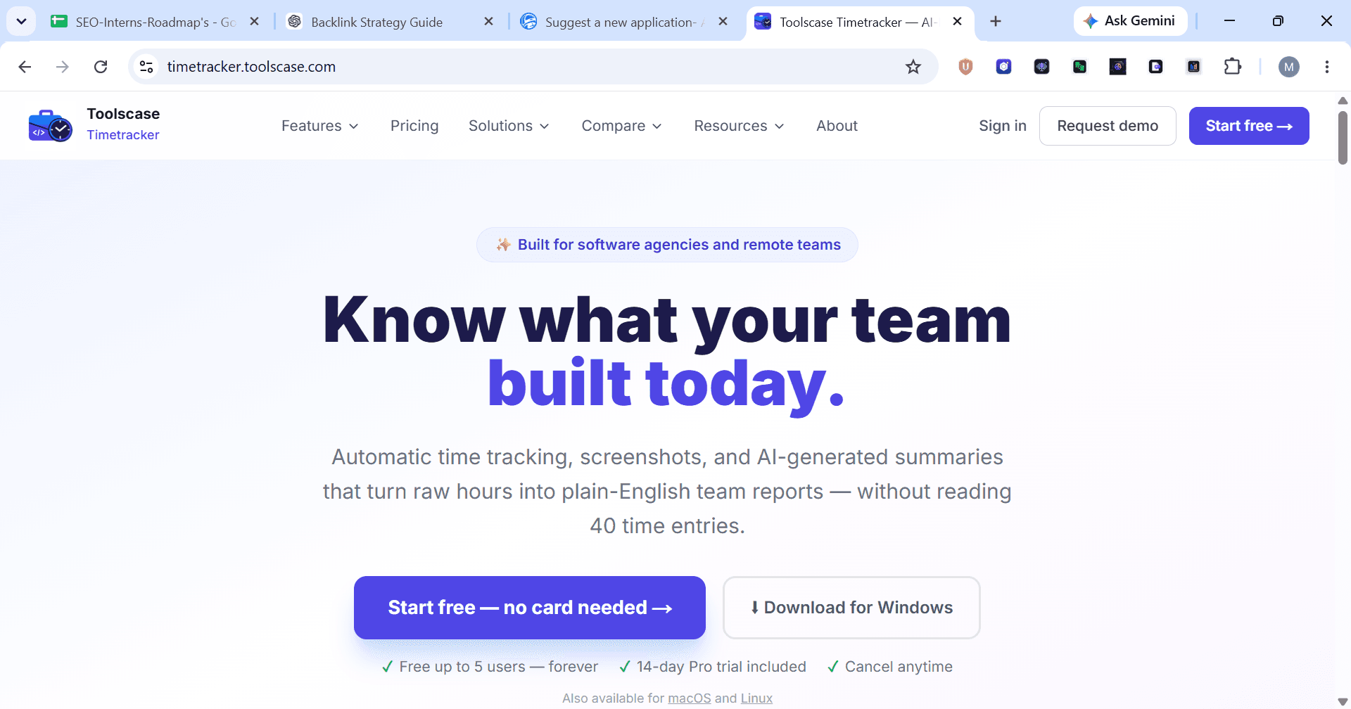 Toolscase Timetracker image 1