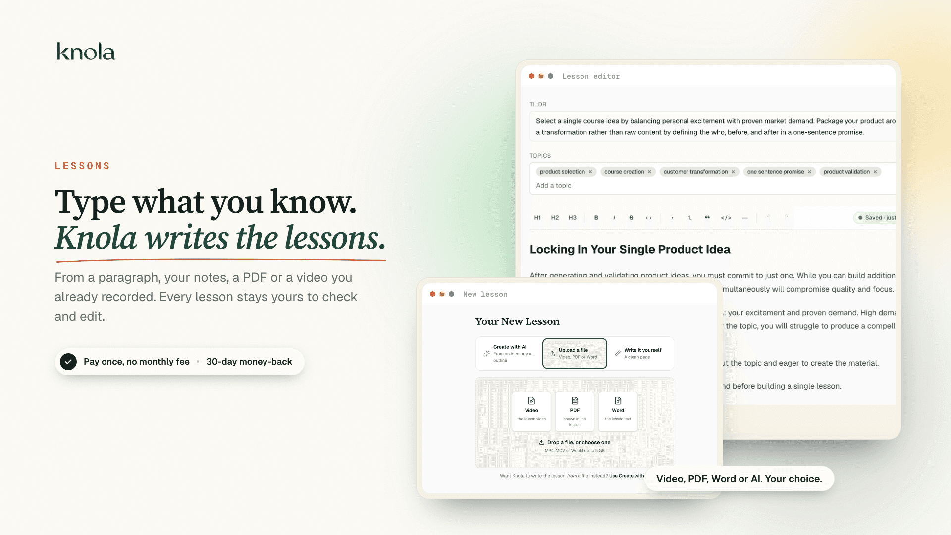 Knola: AI Course Creator & Hosting Platform image 3
