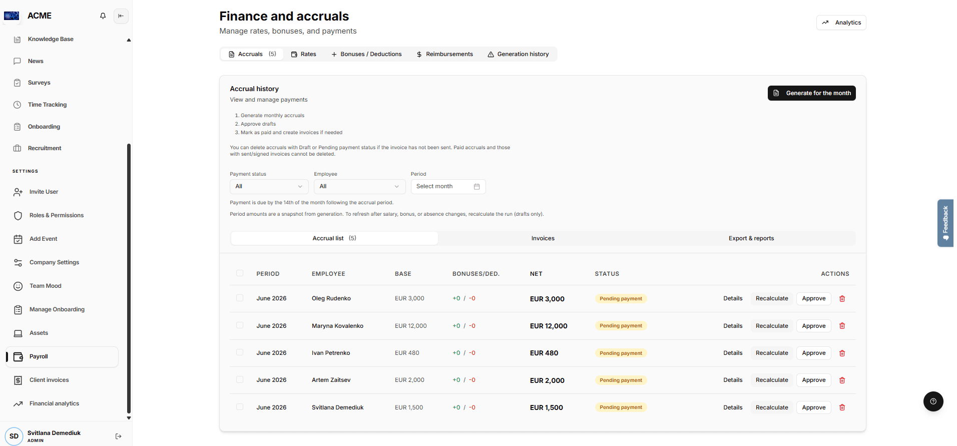 useTavio — HR platform for teams 5-50 image 4