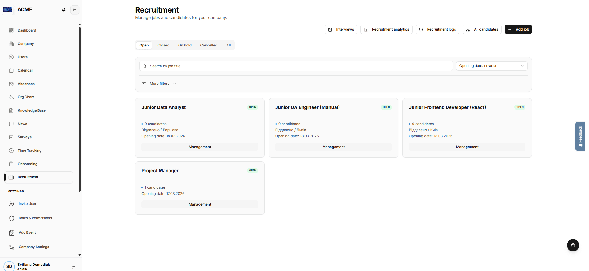 useTavio — HR platform for teams 5-50 image 3