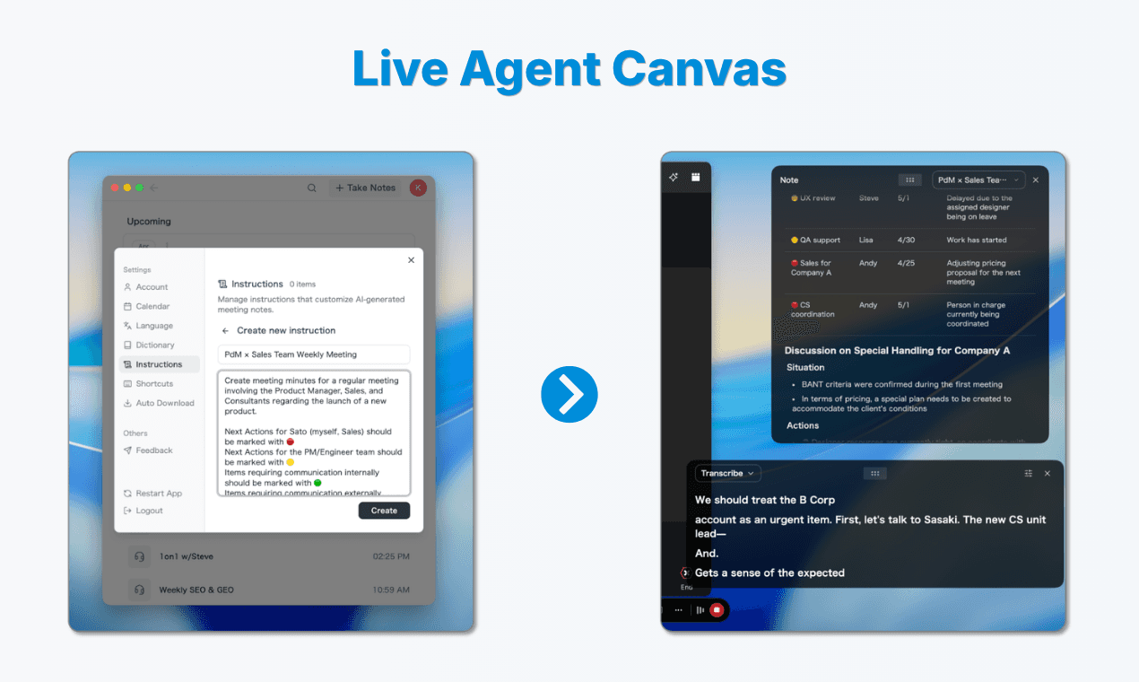 SuperIntern: Botless Live Meeting Agent image 2