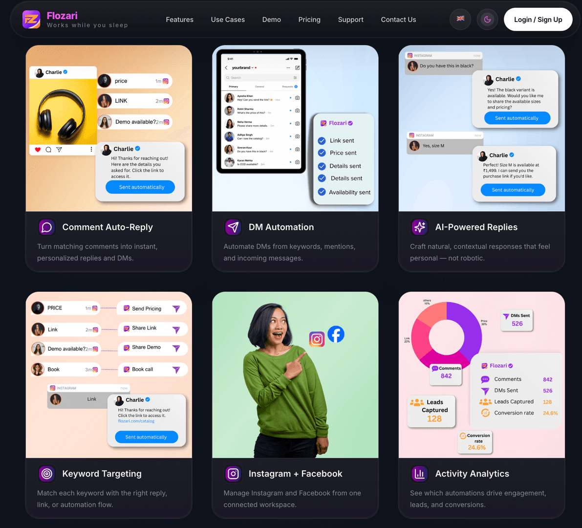 Flozari | Instagram Automation Tool image 2