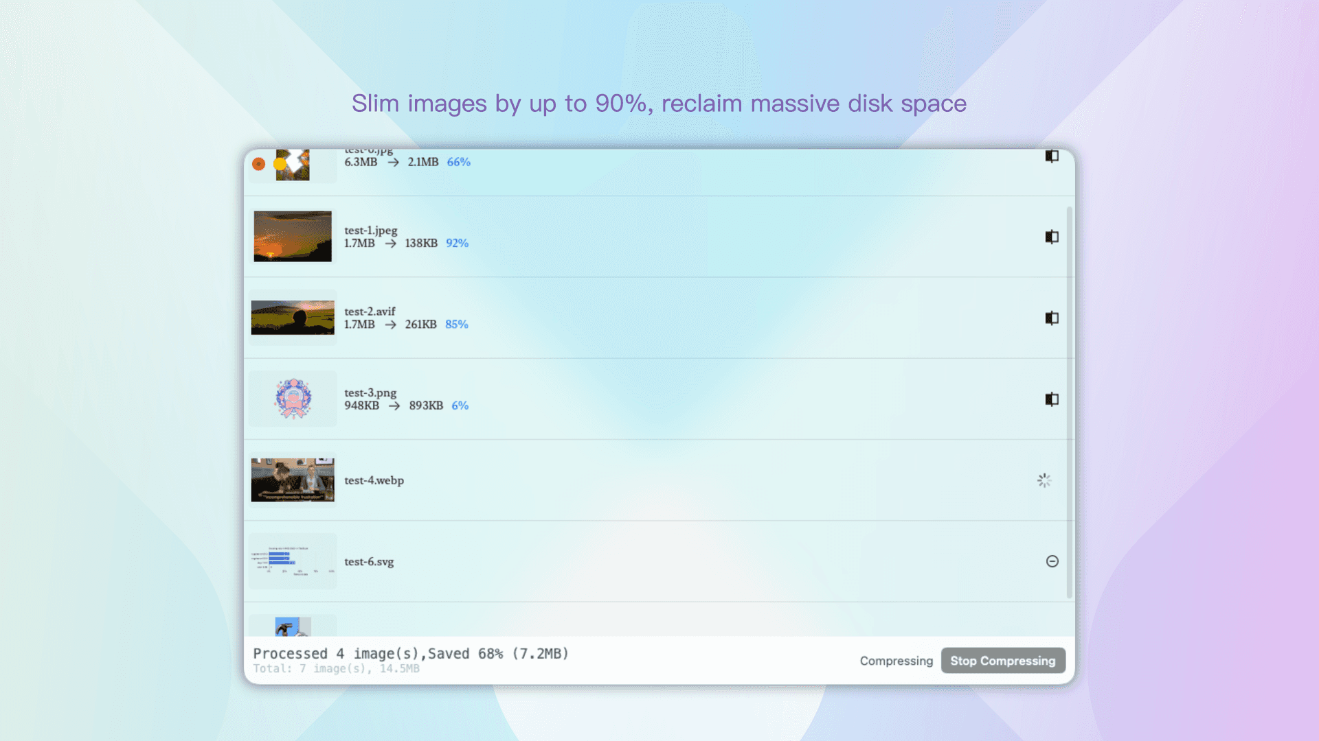 ImgZilla — Compress images offline image 2