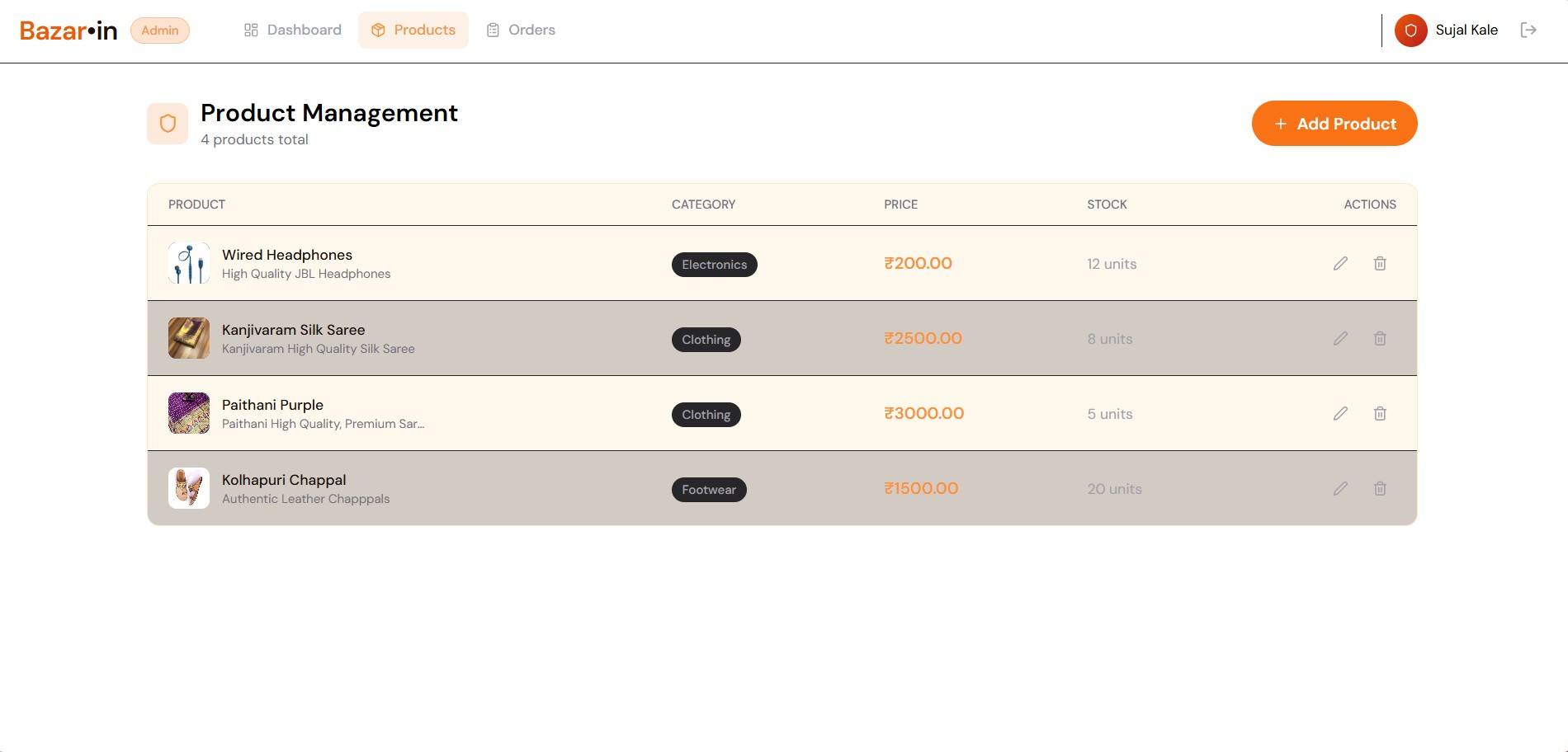 Bazar.in — E-Commerce image 3