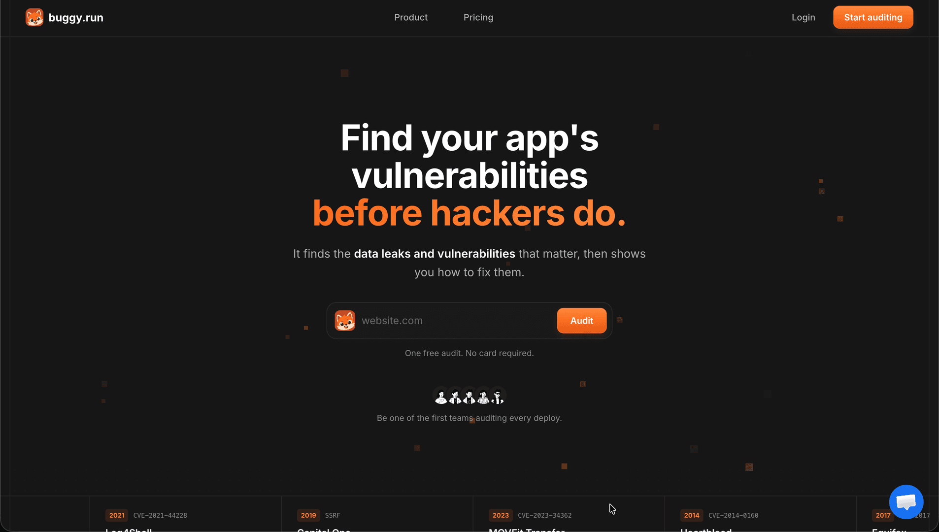 buggy.run | Automated Web App Security Audits image 1