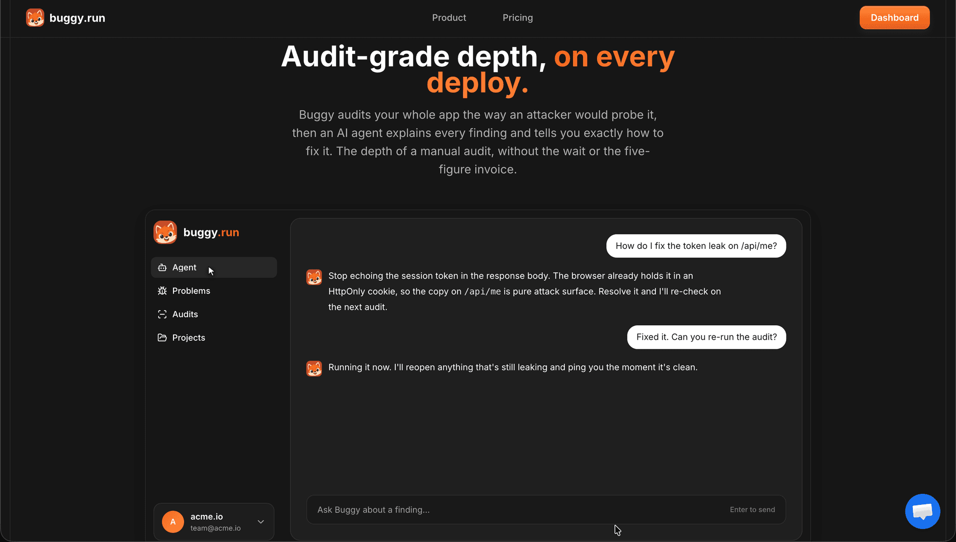 buggy.run | Automated Web App Security Audits image 2
