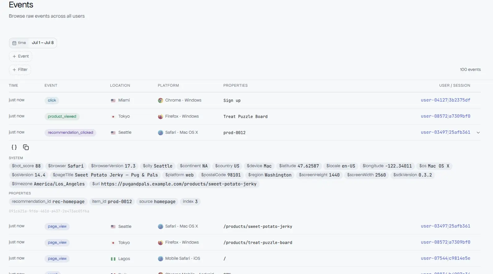 Pug — Open Source Product Analytics image 4