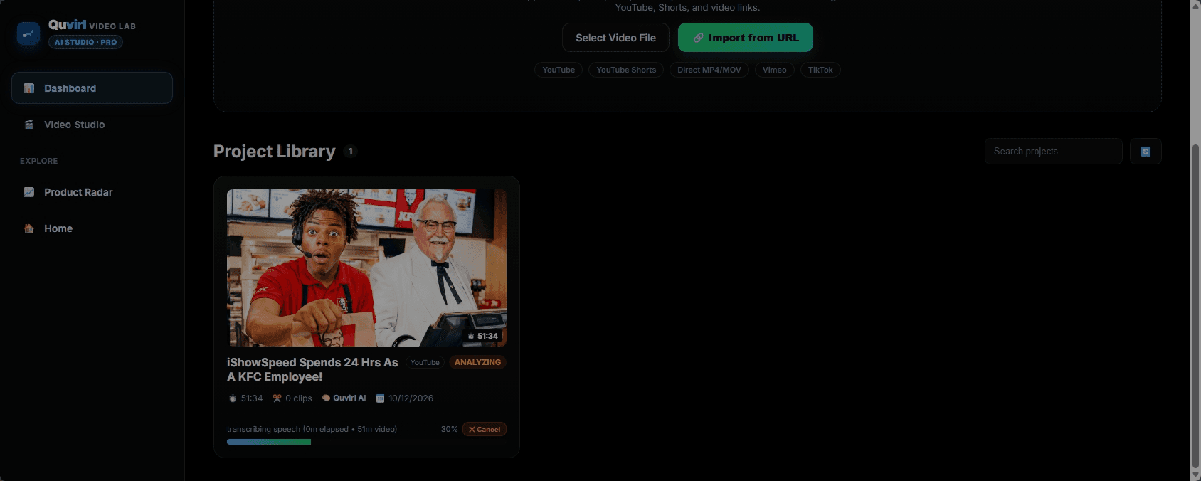 Quvirl Video Lab — AI Video Studio image 4