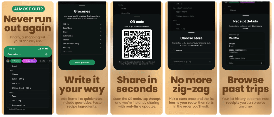 Almost Out: Smart Grocery List image 2