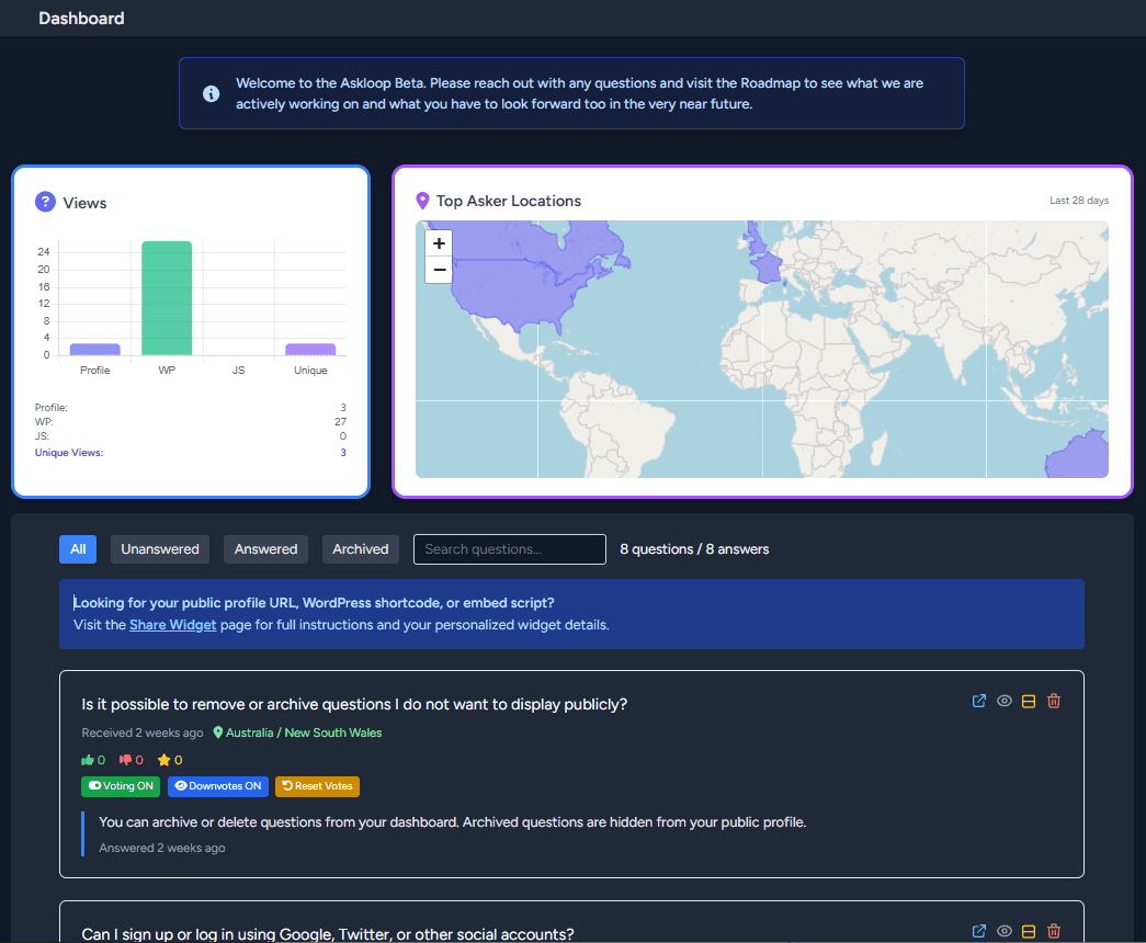 AskLoop – Your Public Q&A Page image 1