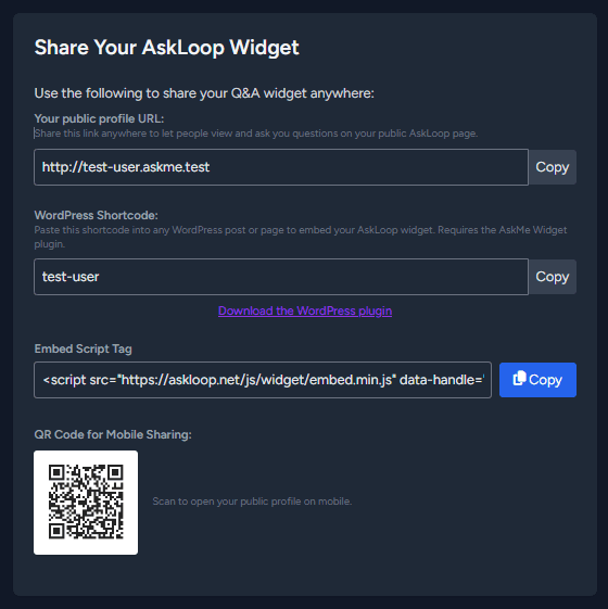 AskLoop – Your Public Q&A Page image 3