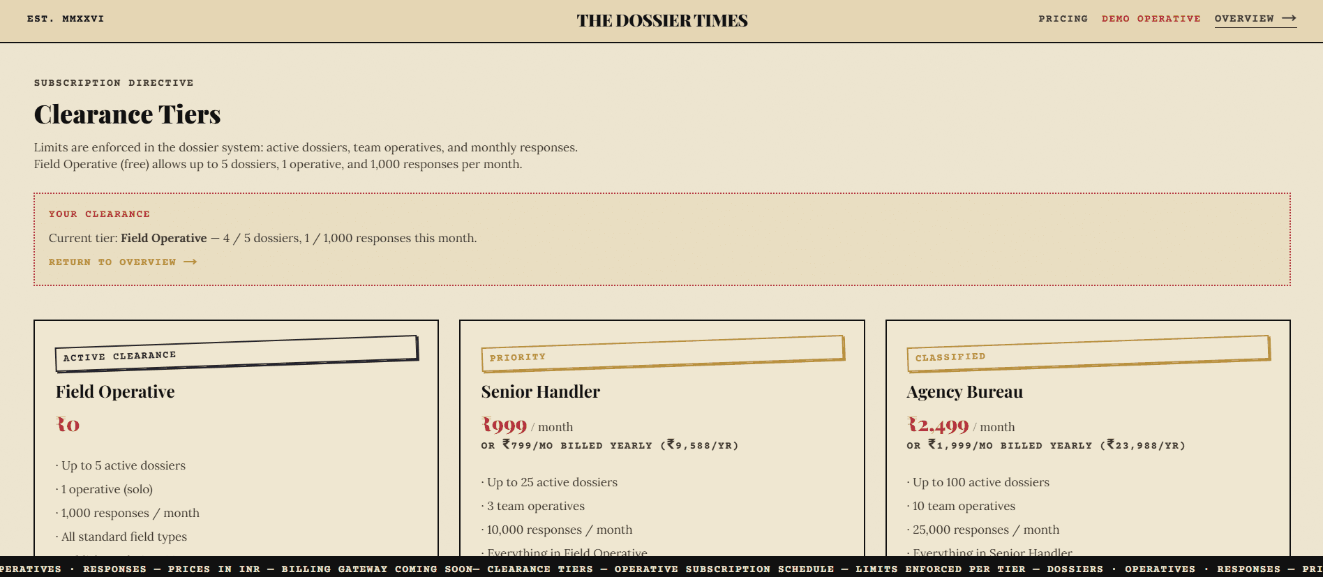 The Dossier Times image 2