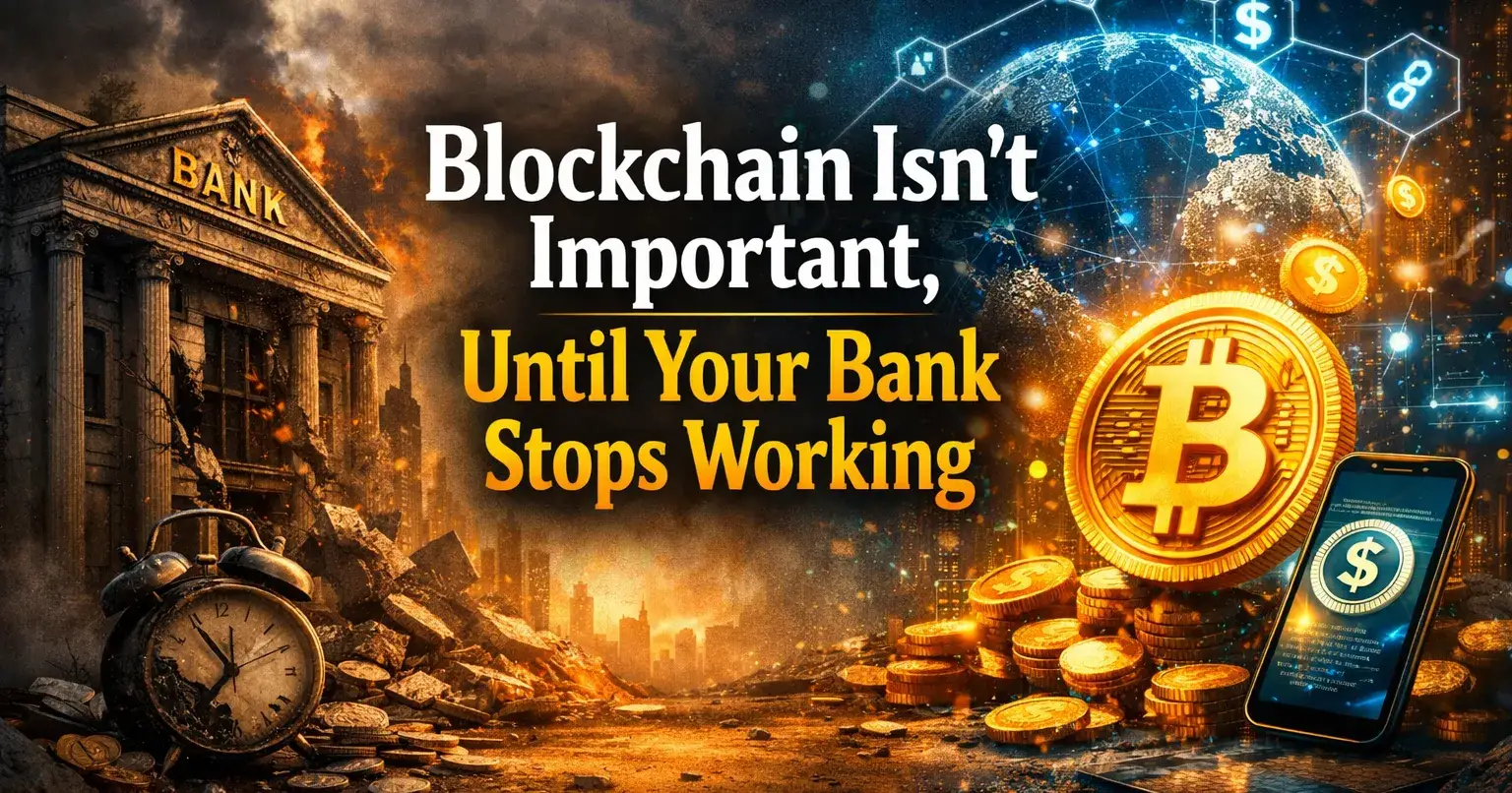 Blockchain Isn't Important, Until Your Bank Stops Working