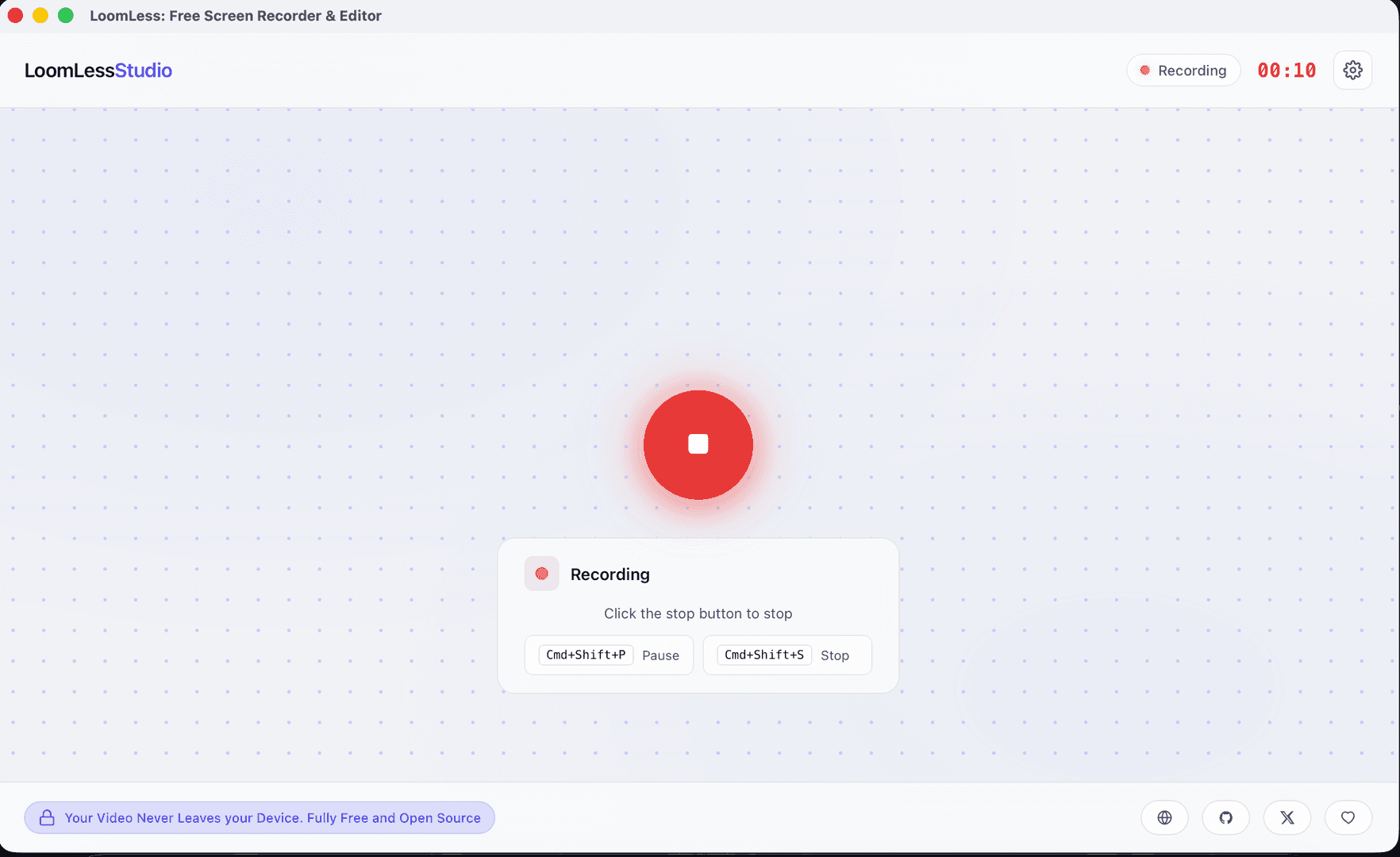 LoomLess | Screen Recorder for Mac & Chrome image 3