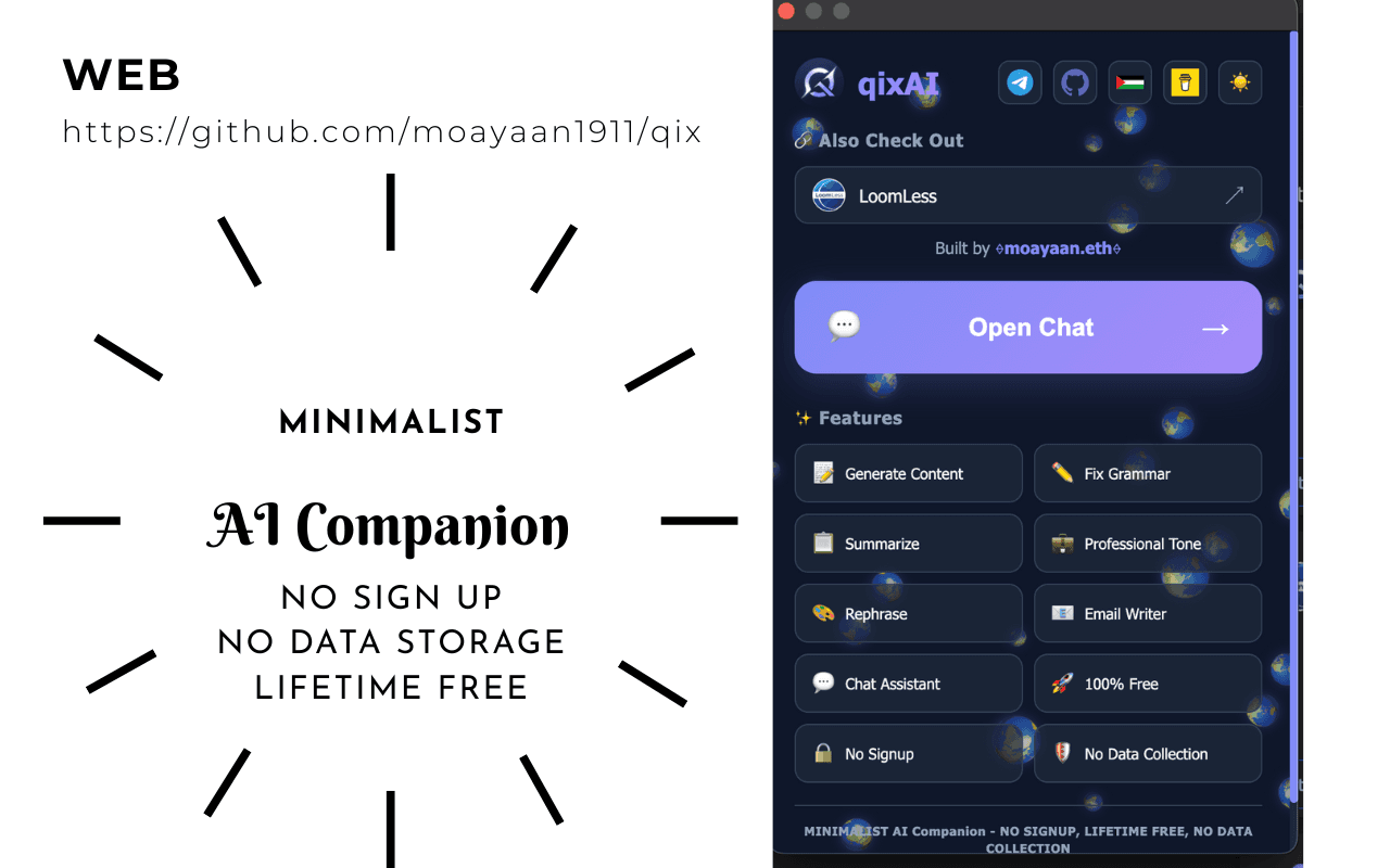 qixAI - Minimalist AI Companion image 2