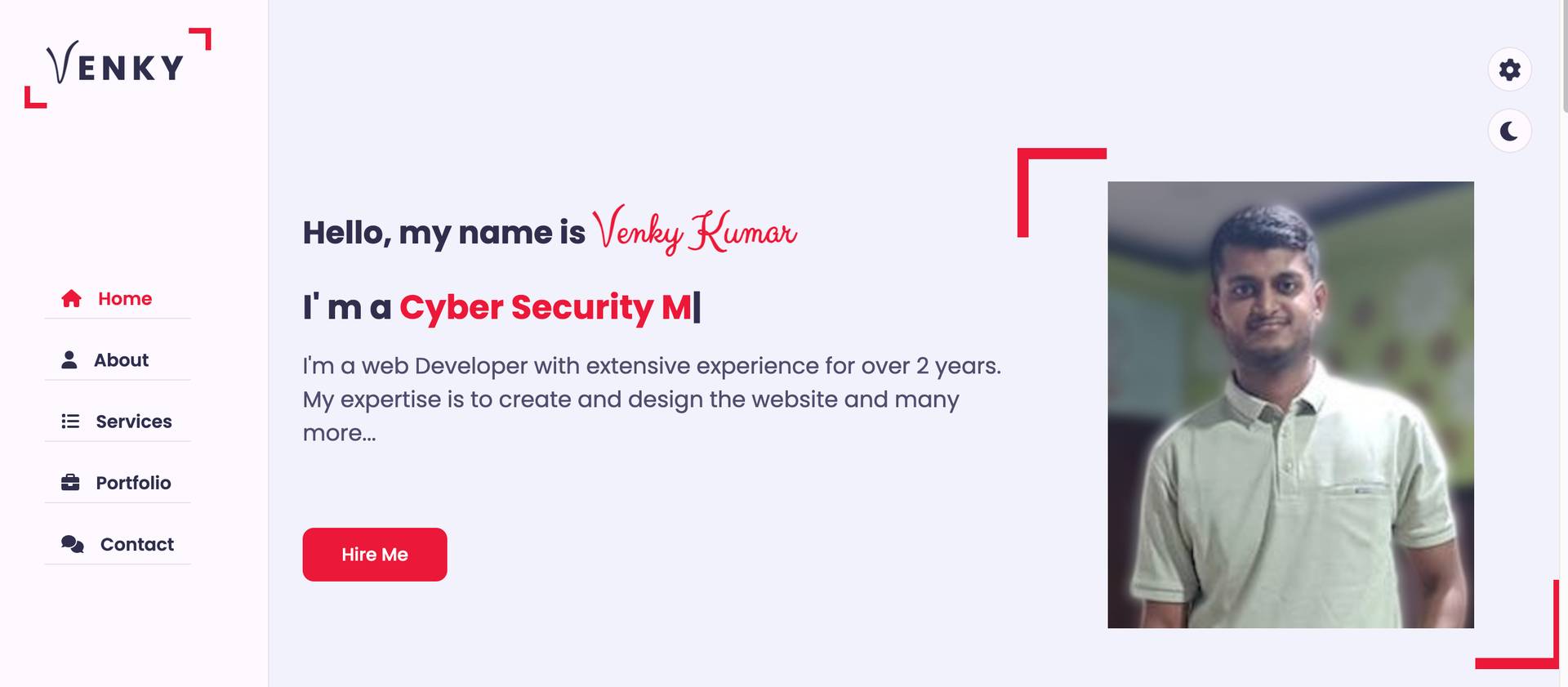 My Portfolio Webpage