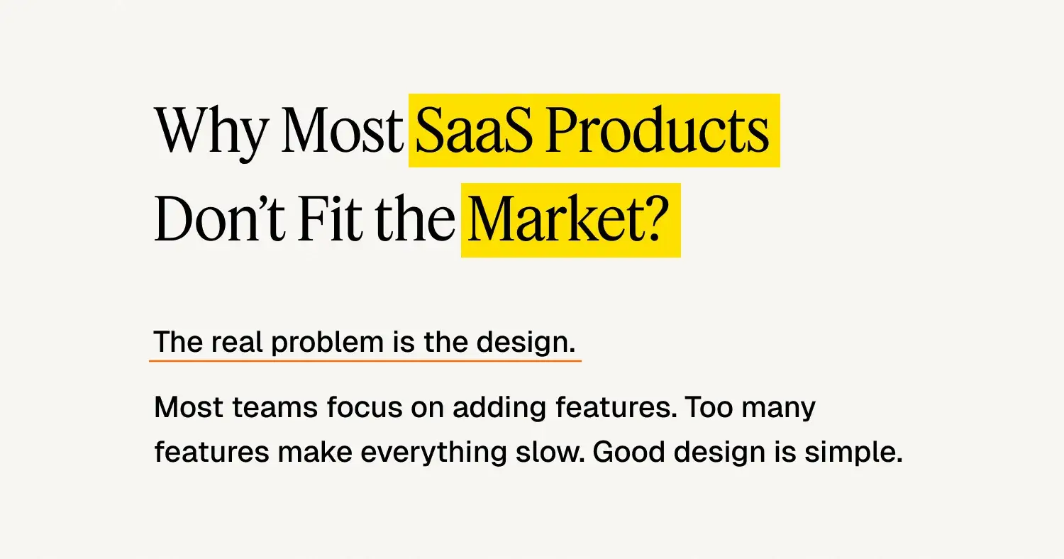 Why Most SaaS Products Don’t Fit the Market?
