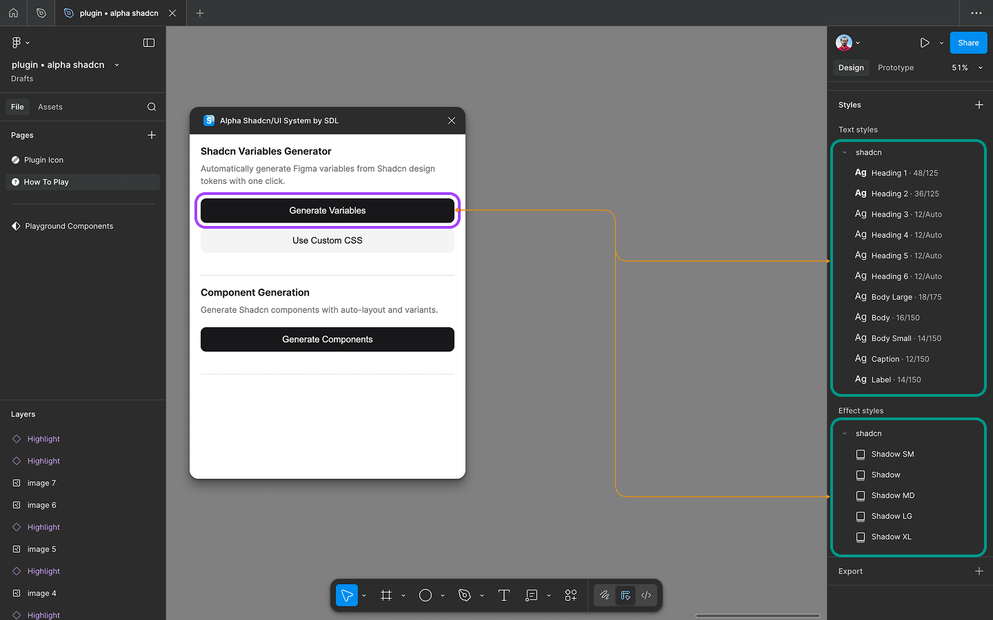 Alpha Shadcn/UI System Figma Plugin image 2