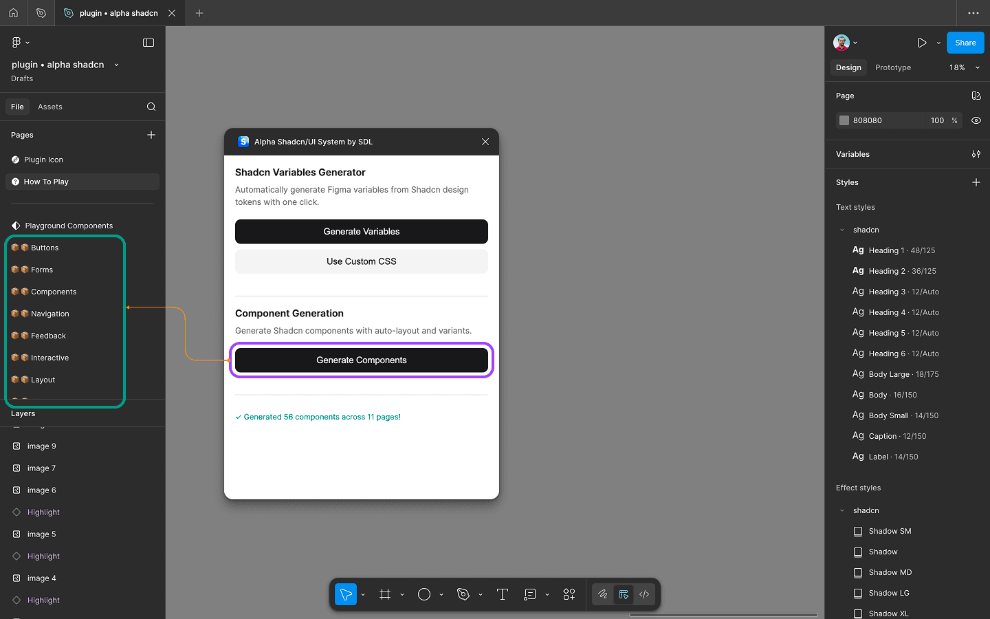 Alpha Shadcn/UI System Figma Plugin image 4