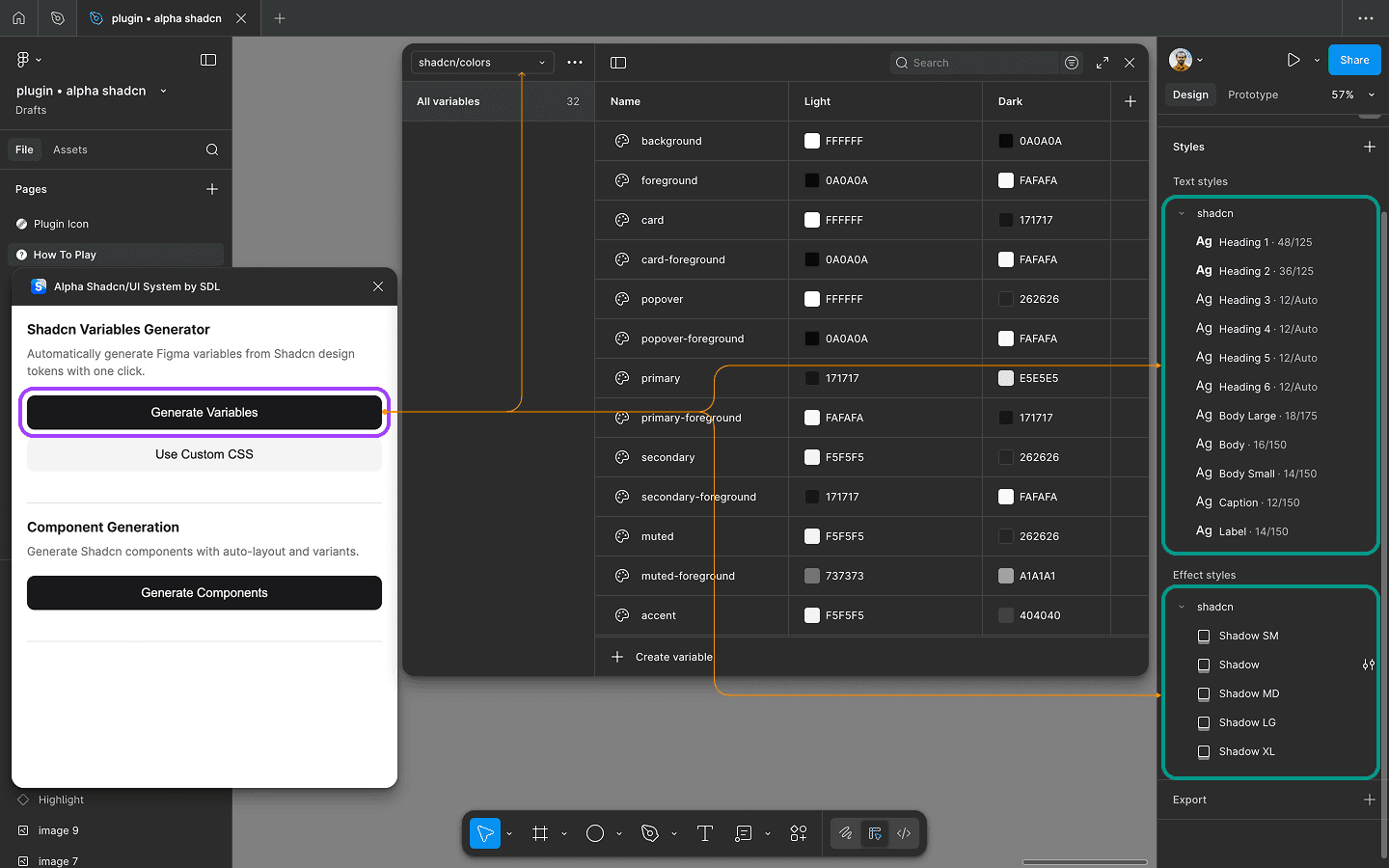 Alpha Shadcn/UI System Figma Plugin image 3
